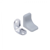 Уголок с металлической основой и пластиковой крышкой серый 02 (уп/10 шт) LUNA — купить мебельную фурнитуру в Санкт-Петербурге | AKS мебель
