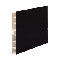 Цоколь мебельный ПВХ h=150 чёрный L=4000мм, РФ — купить мебельную фурнитуру в Санкт-Петербурге | AKS мебель
