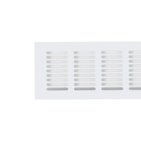 Решетка вентиляционная 480х80мм белая алюминий AKS — купить мебельную фурнитуру в Санкт-Петербурге | AKS мебель
