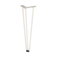 Опора меб. FLASH h410, слоновая кость AKS — купить мебельную фурнитуру в Санкт-Петербурге | AKS мебель
