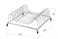 Сушка настольная для посуды 215*85*210, хром AKS — купить мебельную фурнитуру в Санкт-Петербурге | AKS мебель
