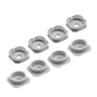 Соединитель для панелей кнопочный d25 (уп/4внутренних+4наружных) SISO — купить мебельную фурнитуру в Санкт-Петербурге | AKS мебель
