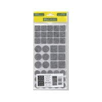 Подкладка самоприлипающая фетровая микс (d20, 20 х 20 - 15 штук d25, 25 х 25 - 6 штук) серая Pacific PC 6001 GR — купить мебельную фурнитуру в Санкт-Петербурге | AKS мебель
