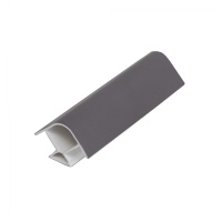 Угол универсальный 90 к цоколю мебельному ПВХ h=100 антрацит софт тач РФ — купить мебельную фурнитуру в Санкт-Петербурге | AKS мебель
