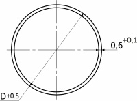Труба d50 L-3000 (2,05кг/0,6мм), хром AKS — купить мебельную фурнитуру в Санкт-Петербурге | AKS мебель
