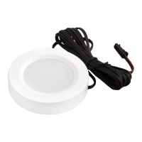 Светильник светодиодный STAR, врезной/накладной, 2W, 12V, круглый, белый, 6000К, AKS — купить мебельную фурнитуру в Санкт-Петербурге | AKS мебель
