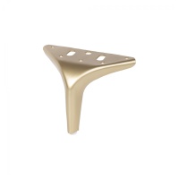 Опора меб. мет. DELI h150 угловая брашированное золото AKS — купить мебельную фурнитуру в Санкт-Петербурге | AKS мебель
