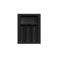 Лоток для столовых приборов 400 TR-03 (320～260*430～390*55), черный AKS — купить мебельную фурнитуру в Санкт-Петербурге | AKS мебель

