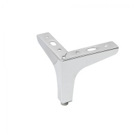 Опора меб. мет. h100 угловая хром AKS — купить мебельную фурнитуру в Санкт-Петербурге | AKS мебель
