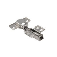 Петля накладная с доводчиком 48мм h2 несъемная планка (4 отверстия) GRIDLI — купить мебельную фурнитуру в Санкт-Петербурге | AKS мебель
