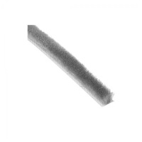 Уплотнитель щеточный самоклеящийся серый 7x5 мм AKS (5,5м) — купить мебельную фурнитуру в Санкт-Петербурге | AKS мебель
