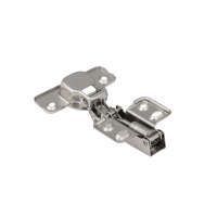 Петля накладная с доводчиком 48мм h0 несъемная планка (4 отверстия) AKS LIGHT — купить мебельную фурнитуру в Санкт-Петербурге | AKS мебель
