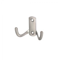Крючок меб. двухрожковый мет. WP13 сатин GRIDLI — купить мебельную фурнитуру в Санкт-Петербурге | AKS мебель
