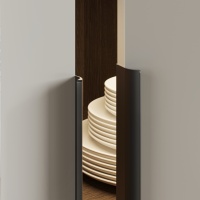 Ручка меб. накладная алюм. MONBLAN 740/800 брашированное золото, AKS — купить мебельную фурнитуру в Санкт-Петербурге | AKS мебель
