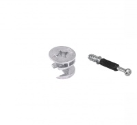 Эксцентрик 15x11,5 для плиты 16 мм + шток 7*34/6*11 (уп/10компл) AKS — купить мебельную фурнитуру в Санкт-Петербурге | AKS мебель
