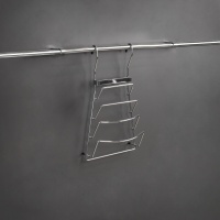 Корзина на трубу d16 для крышек CWJ204A хром AKS — купить мебельную фурнитуру в Санкт-Петербурге | AKS мебель
