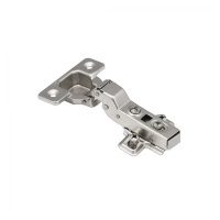 Петля полунакладная с доводчиком 45мм h0 clip-on AKS (еврошурупы) — купить мебельную фурнитуру в Санкт-Петербурге | AKS мебель
