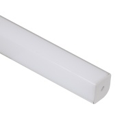 Профиль алюминиевый угловой/подвесной ORION-GREAT 3030Q с экраном квадрат, цвет алюминий, 2м, AKS — купить мебельную фурнитуру в Санкт-Петербурге | AKS мебель
