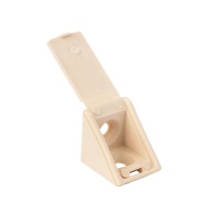 Уголок пластиковый одинарный 20*20 с крышкой совместно ваниль 07 (уп/500шт) РБ — купить мебельную фурнитуру в Санкт-Петербурге | AKS мебель
