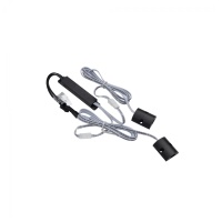 Выключатель бесконтактный на преграду, двойной, накладной, 12/24V, 60W/100W, черный, AKS — купить мебельную фурнитуру в Санкт-Петербурге | AKS мебель
