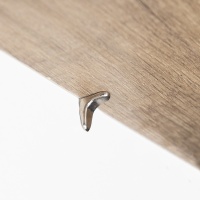 Полкодержатель для корпусных полок мет. SEKURA 6 никель (1 уп. = 50 шт.) AKS — купить мебельную фурнитуру в Санкт-Петербурге | AKS мебель
