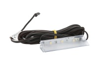 Клипса светодиодная Prismatic FT2D, 3диода, 12VDC/0,25W, пластиковая, теплый белый, HLT — купить мебельную фурнитуру в Санкт-Петербурге | AKS мебель
