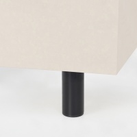 Опора меб. алюм. DAP-77 h100 с регул. черный матовый AKS — купить мебельную фурнитуру в Санкт-Петербурге | AKS мебель
