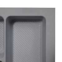 Лоток для столовых приборов 400 TR-04 (315～255*485～440*55), серый AKS — купить мебельную фурнитуру в Санкт-Петербурге | AKS мебель
