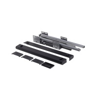 Направляющие для выдвижной полки для обуви, черный REJS — купить мебельную фурнитуру в Санкт-Петербурге | AKS мебель
