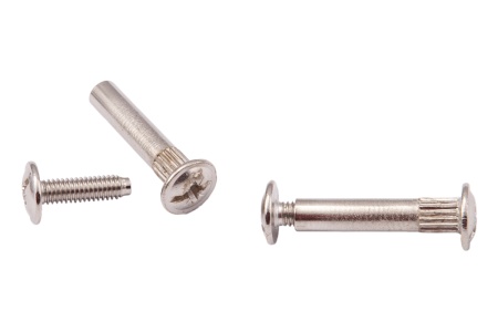 Стяжка межшкафная d8 М6х29мм (уп/10шт) AKS — купить мебельную фурнитуру в Санкт-Петербурге | AKS мебель
