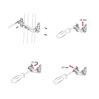 Петля под фальшпанель 90° с пружиной 48мм h2 slide-on AKS — купить мебельную фурнитуру в Санкт-Петербурге | AKS мебель
