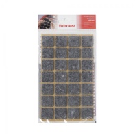 Подкладка самоприлипающая фетровая 20х20мм (1лист-28шт) серая Folmag — купить мебельную фурнитуру в Санкт-Петербурге | AKS мебель
