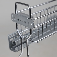 Выдвижная корзина-карго 200 NORWIG крепл.боковое/правое, хром AKS — купить мебельную фурнитуру в Санкт-Петербурге | AKS мебель
