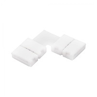 Соединитель электрический для светодиодных лент RGB 10 mm, угловой, HLT — купить мебельную фурнитуру в Санкт-Петербурге | AKS мебель
