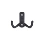 Крючок меб. двухрожковый мет. WP12 черный GRIDLI — купить мебельную фурнитуру в Санкт-Петербурге | AKS мебель
