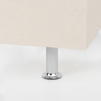 Опора меб. алюм. D-868 h100 мат.хром AKS — купить мебельную фурнитуру в Санкт-Петербурге | AKS мебель
