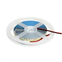 Лента светодиодная - 19,2W/m, 12V, 9мм, 2835, 240 д/м, IP20, холодный белый (6000K) - 5м, AKS — купить мебельную фурнитуру в Санкт-Петербурге | AKS мебель
