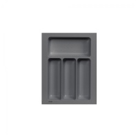Лоток для столовых приборов 400 TR-03 (320～260*430～390*55), графит AKS — купить мебельную фурнитуру в Санкт-Петербурге | AKS мебель
