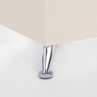 Опора меб. мет. D-712 h100 хром AKS — купить мебельную фурнитуру в Санкт-Петербурге | AKS мебель
