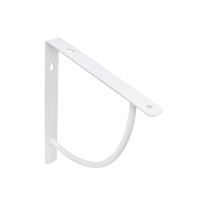 Полкодержатель мет. ORBIT 200*200*20*3, белый AKS — купить мебельную фурнитуру в Санкт-Петербурге | AKS мебель
