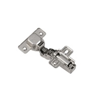 Петля полунакладная с доводчиком 48мм h2 clip-on AKS (саморезы, заглушки) — купить мебельную фурнитуру в Санкт-Петербурге | AKS мебель
