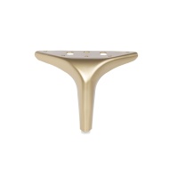 Опора меб. мет. DELI h150 угловая брашированное золото AKS — купить мебельную фурнитуру в Санкт-Петербурге | AKS мебель
