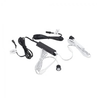 Выключатель бесконтактный на движение (PIR), двойной, врезной/накладной, 12/24V, 60W/100W, черный, AKS — купить мебельную фурнитуру в Санкт-Петербурге | AKS мебель
