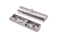 Соединитель 2-х труб d25 (513) внутренний торцевой, вакуумное хромирование AKS — купить мебельную фурнитуру в Санкт-Петербурге | AKS мебель
