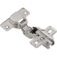 Петля полунакладная с пружиной 48мм h2 slide-on AKS 60г — купить мебельную фурнитуру в Санкт-Петербурге | AKS мебель
