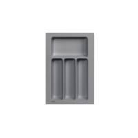 Лоток для столовых приборов 400 TR-04 (315～255*485～440*55), серый AKS — купить мебельную фурнитуру в Санкт-Петербурге | AKS мебель
