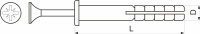 Дюбель-гвоздь быстрого монтажа 6*40 (нахлест) (уп/200шт) РБ — купить мебельную фурнитуру в Санкт-Петербурге | AKS мебель
