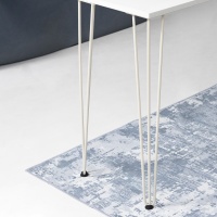 Опора меб. FLASH h410, слоновая кость AKS — купить мебельную фурнитуру в Санкт-Петербурге | AKS мебель
