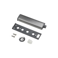 Механизм push-to-open наконечник магнитный накладной серый AKS металлический корпус — купить мебельную фурнитуру в Санкт-Петербурге | AKS мебель
