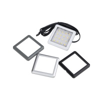 Светильник светодиодный Sania, накладной, 2W, 12V, холодный белый, 6000K, без крышки, AKS — купить мебельную фурнитуру в Санкт-Петербурге | AKS мебель
